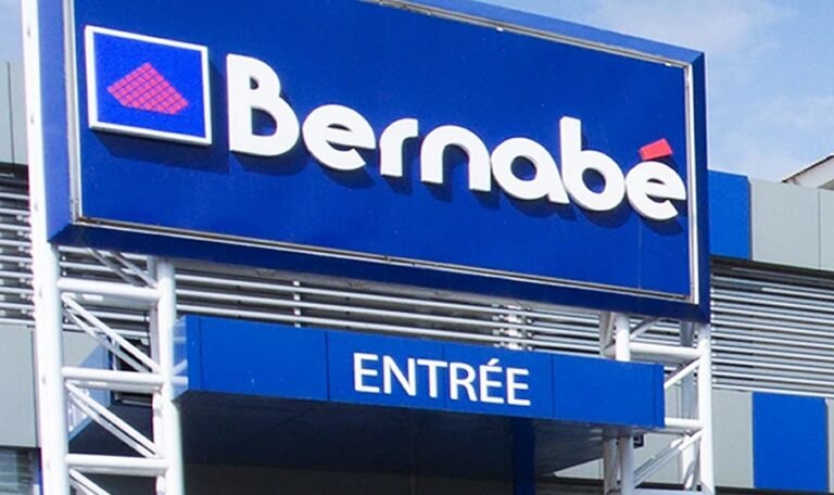 Bernabe hardware store entrance sign