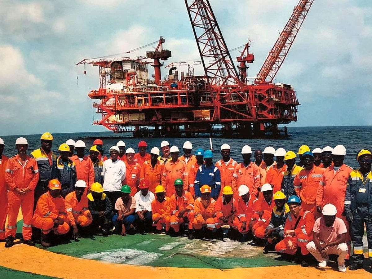 Offshore platform crew, Pointe-Noire
