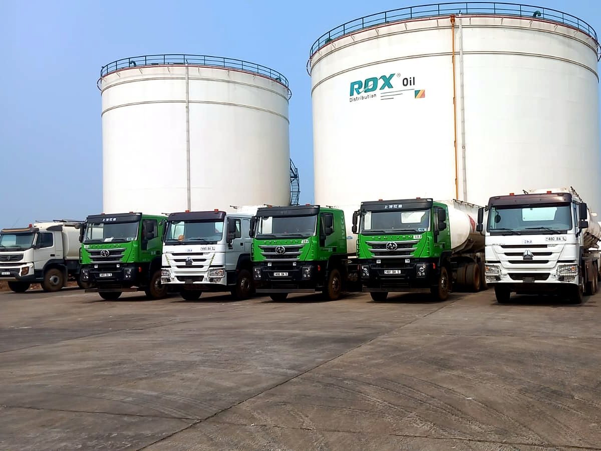 Rox Oil storage tanks and tanker trucks